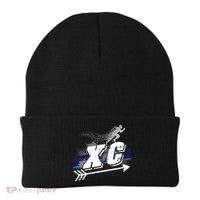 Xc Trail Runner Coaches Trainers Team Running Distance Meaningful Gift Beanie thumb 0
