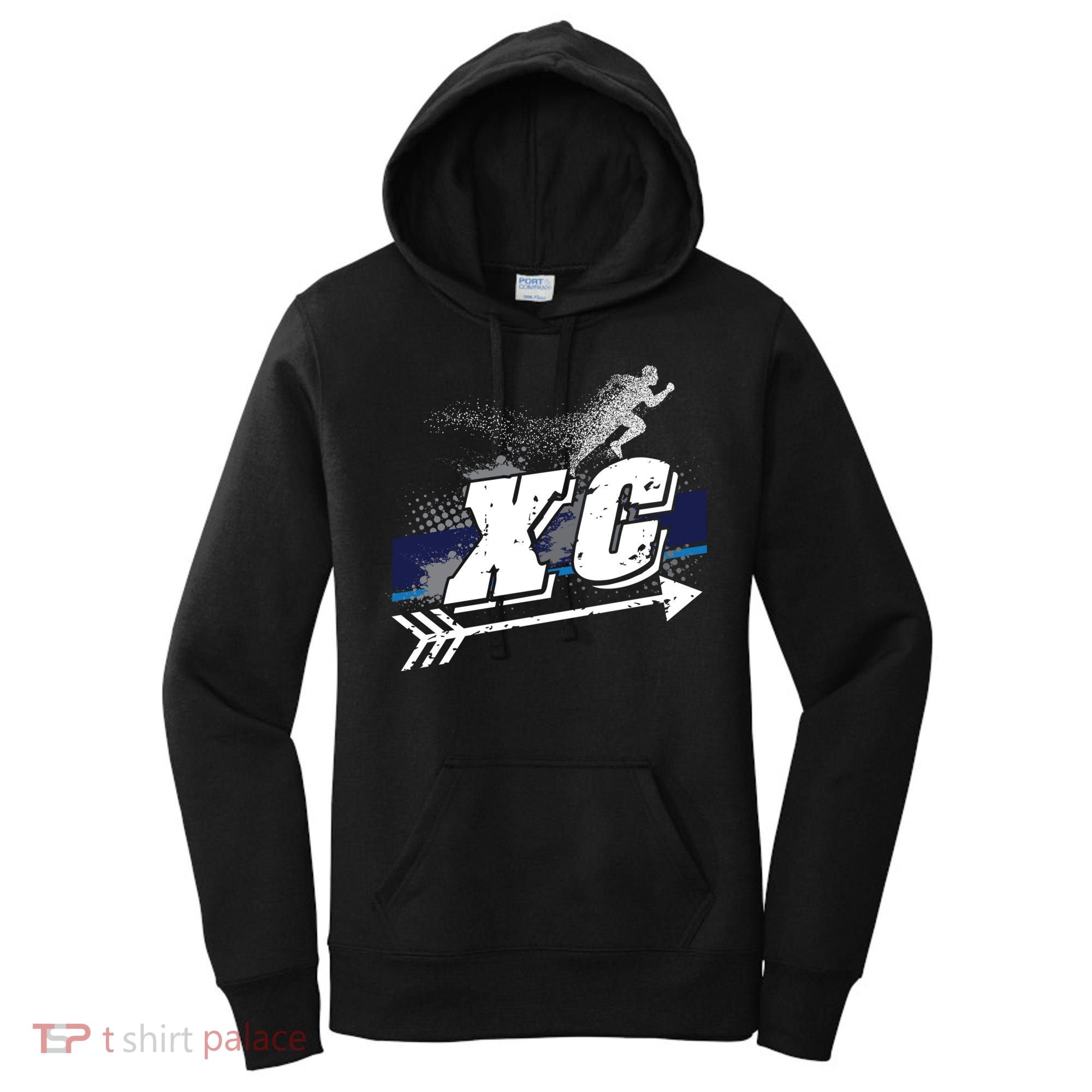 Xc Trail Runner Coaches Trainers Team Running Distance Meaningful Gift Women's Hoodie