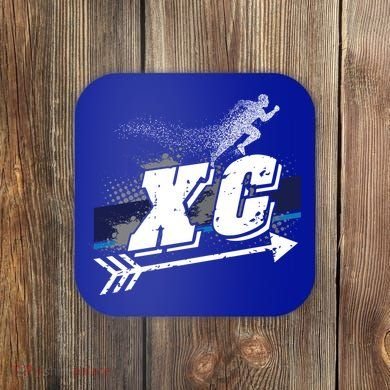 Xc Trail Runner Coaches Trainers Team Running Distance Meaningful Gift Coaster