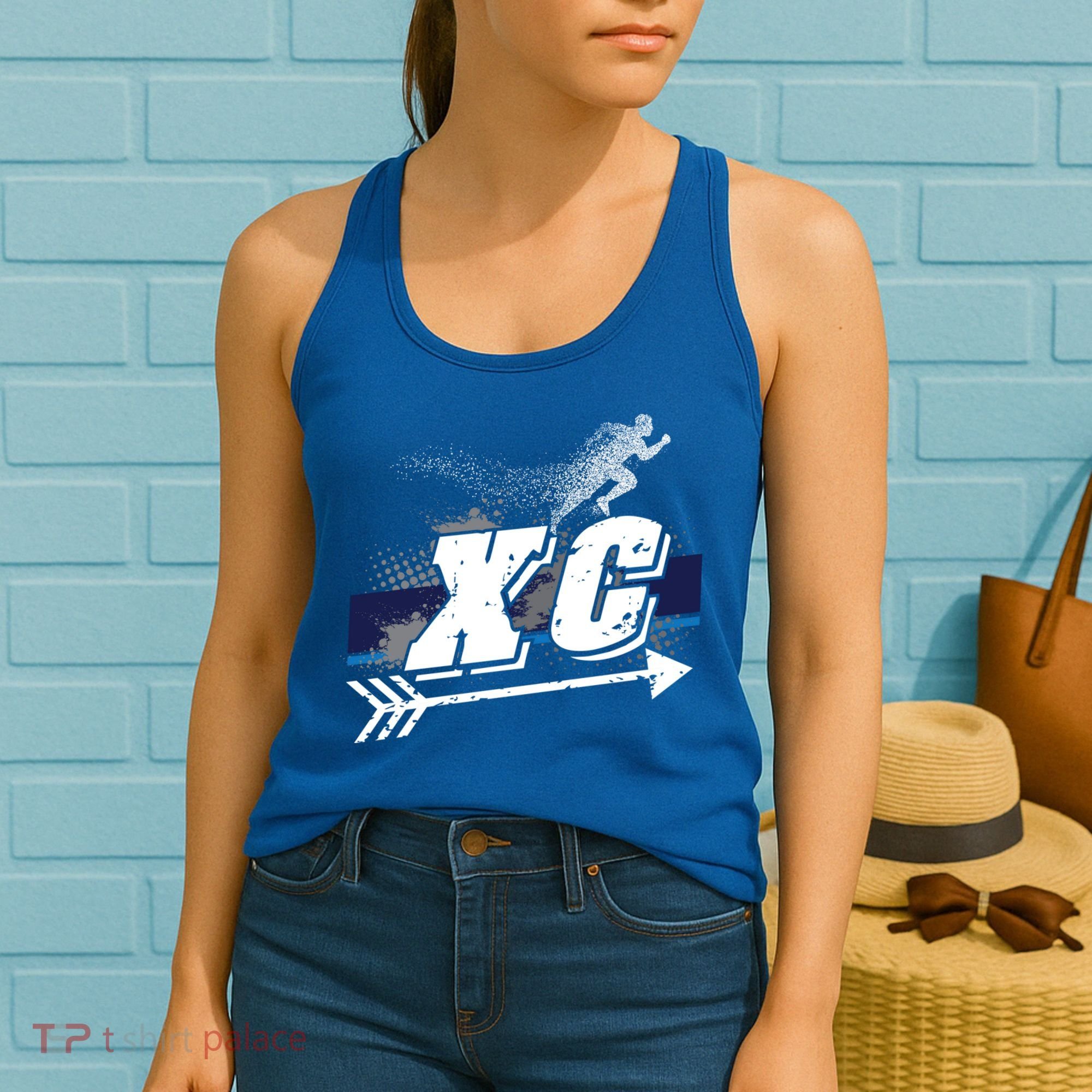 Xc Trail Runner Coaches Trainers Team Running Distance Meaningful Gift Women's Tank Top