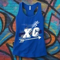 Xc Trail Runner Coaches Trainers Team Running Distance Meaningful Gift Women's Tank Top thumb 3