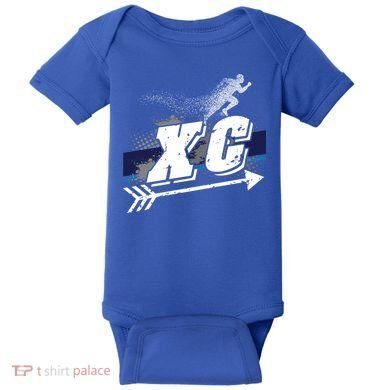 Xc Trail Runner Coaches Trainers Team Running Distance Meaningful Gift Baby Bodysuit