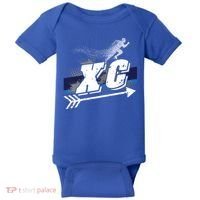 Xc Trail Runner Coaches Trainers Team Running Distance Meaningful Gift Baby Bodysuit thumb 0