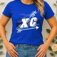 Xc Trail Runner Coaches Trainers Team Running Distance Meaningful Gift Women's T-Shirt thumb 2