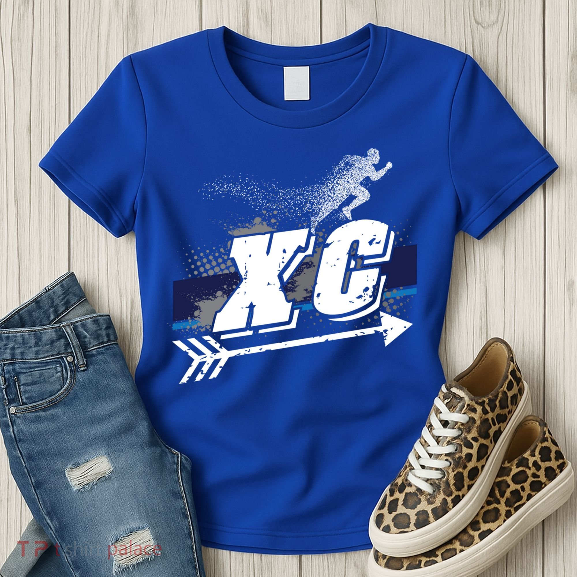 Xc Trail Runner Coaches Trainers Team Running Distance Meaningful Gift Women's T-Shirt