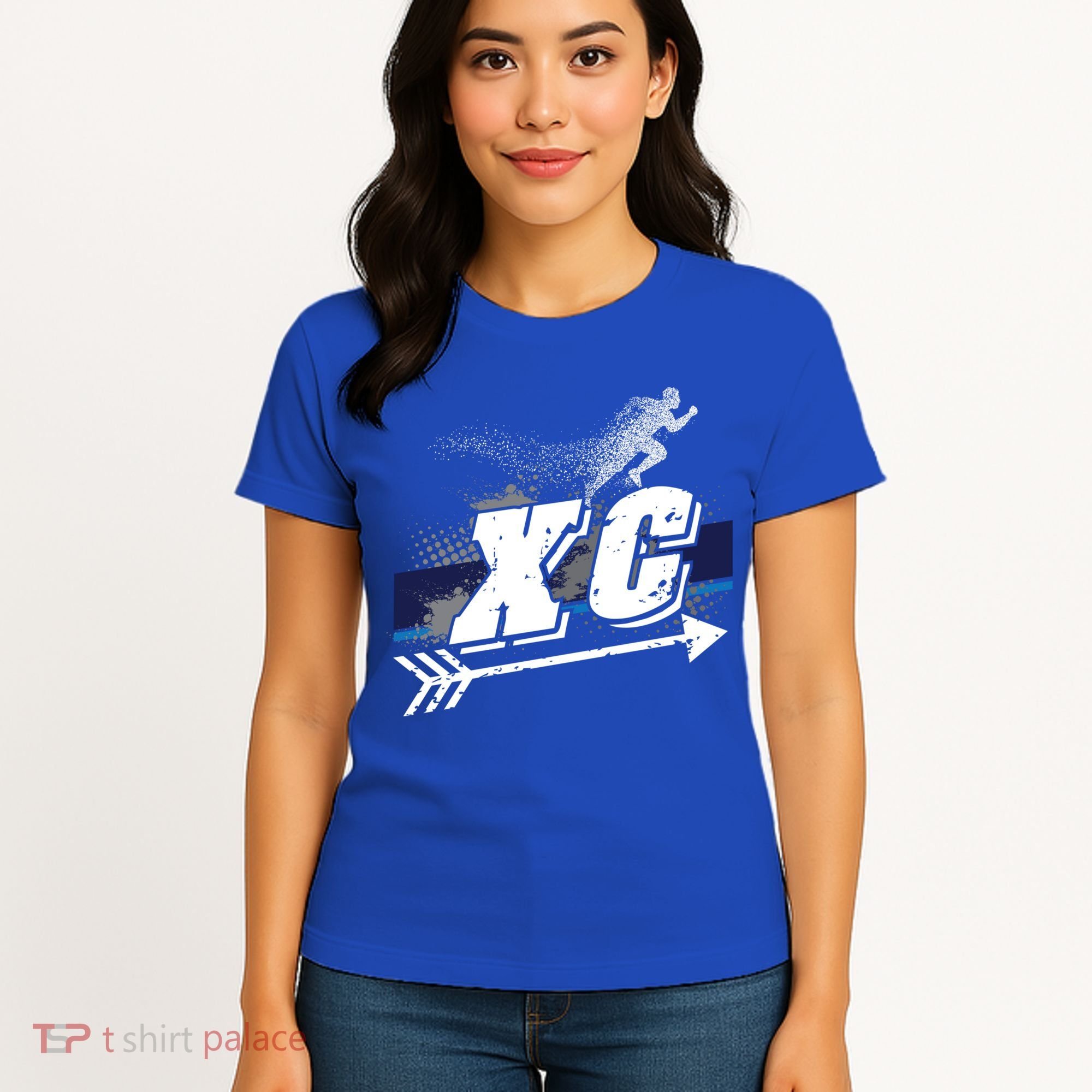 Xc Trail Runner Coaches Trainers Team Running Distance Meaningful Gift Women's T-Shirt