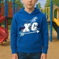Xc Trail Runner Coaches Trainers Team Running Distance Meaningful Gift Kids Hoodie thumb 2