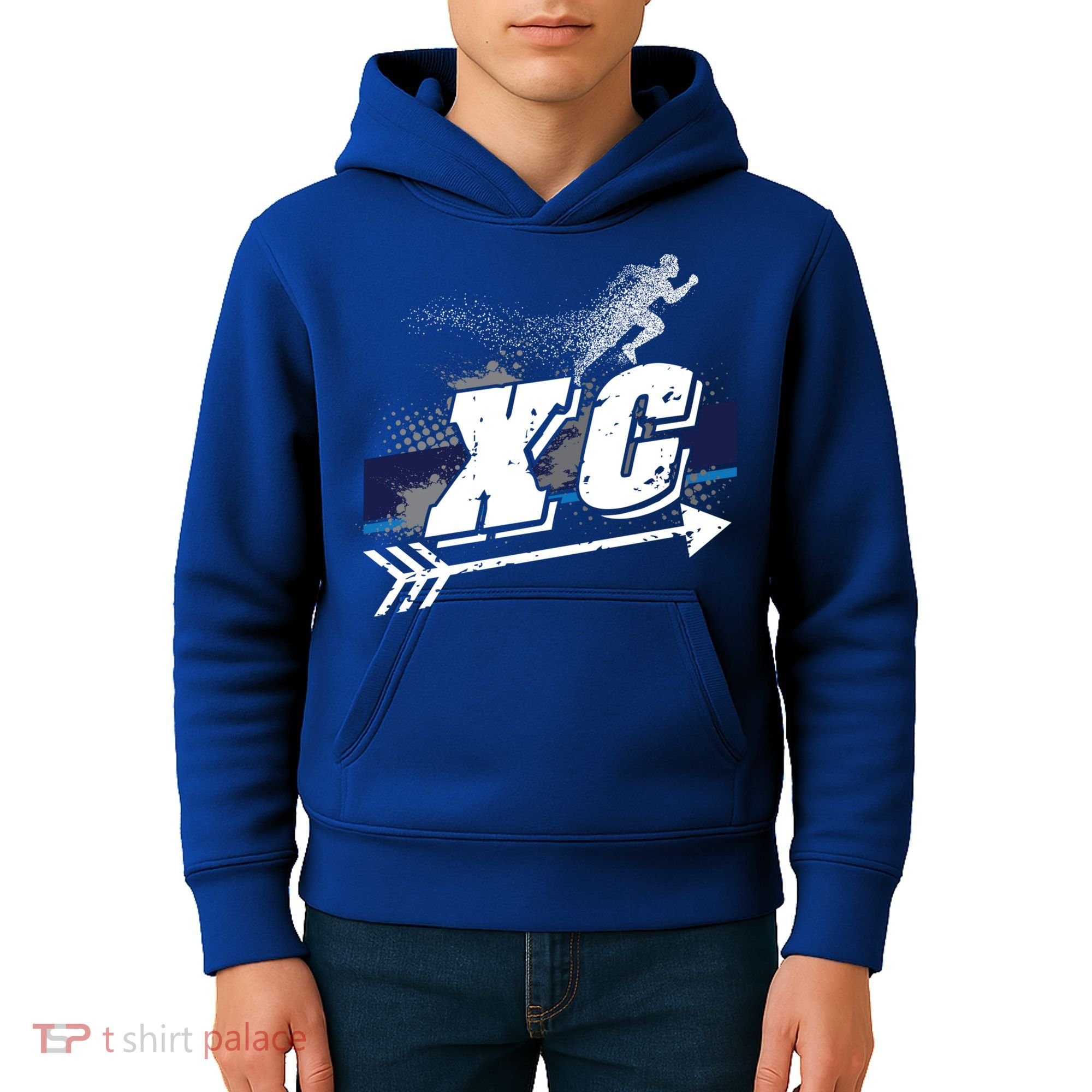 Xc Trail Runner Coaches Trainers Team Running Distance Meaningful Gift Kids Hoodie