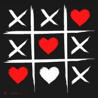 XOXO Tic Tac Toe Heart Valentines Day Tote Bag thumb 4