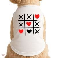 XOXO Tic Tac Toe Heart Valentines Day Doggie Tank thumb 0