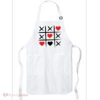 XOXO Tic Tac Toe Heart Valentines Day Apron thumb 0