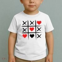 XOXO Tic Tac Toe Heart Valentines Day Toddler T-Shirt thumb 2