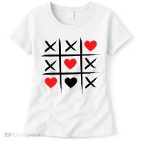 XOXO Tic Tac Toe Heart Valentines Day Women's T-Shirt thumb 0