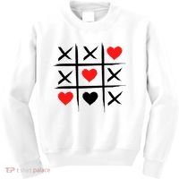 XOXO Tic Tac Toe Heart Valentines Day Kids Sweatshirt thumb 0