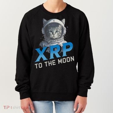 Xrp To The Moon Crypto Merchandise Women's Sweatshirt