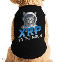 Xrp To The Moon Crypto Merchandise Doggie Tank thumb 0