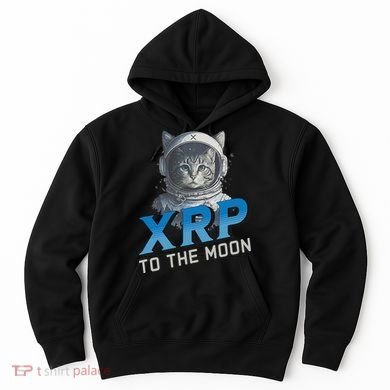 Xrp To The Moon Crypto Merchandise Hoodie