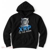 Xrp To The Moon Crypto Merchandise Hoodie thumb 0