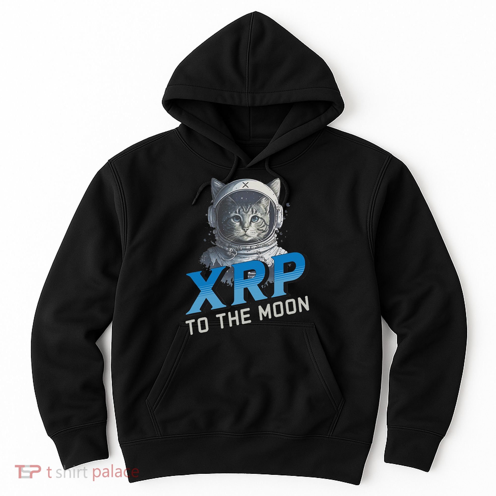 Xrp To The Moon Crypto Merchandise Hoodie