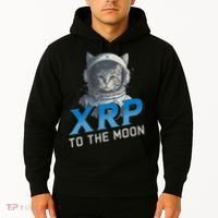 Xrp To The Moon Crypto Merchandise Hoodie thumb 2