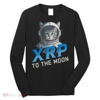 Xrp To The Moon Crypto Merchandise Long Sleeve Shirt thumb 0