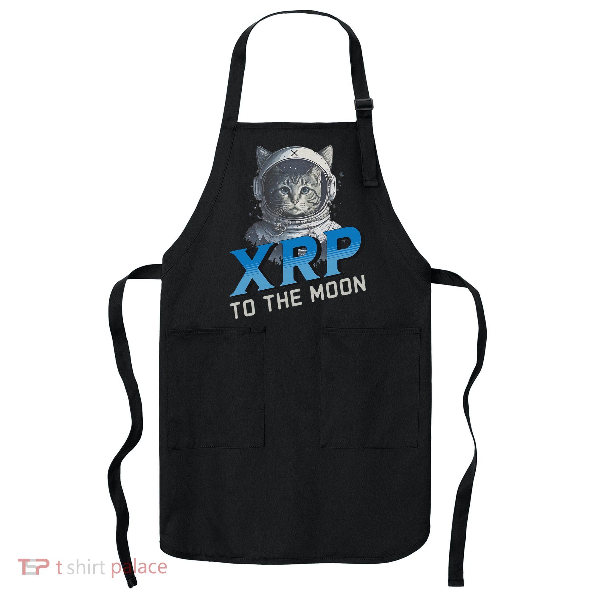 Xrp To The Moon Crypto Merchandise Apron