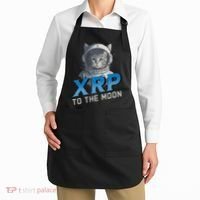 Xrp To The Moon Crypto Merchandise Apron thumb 2