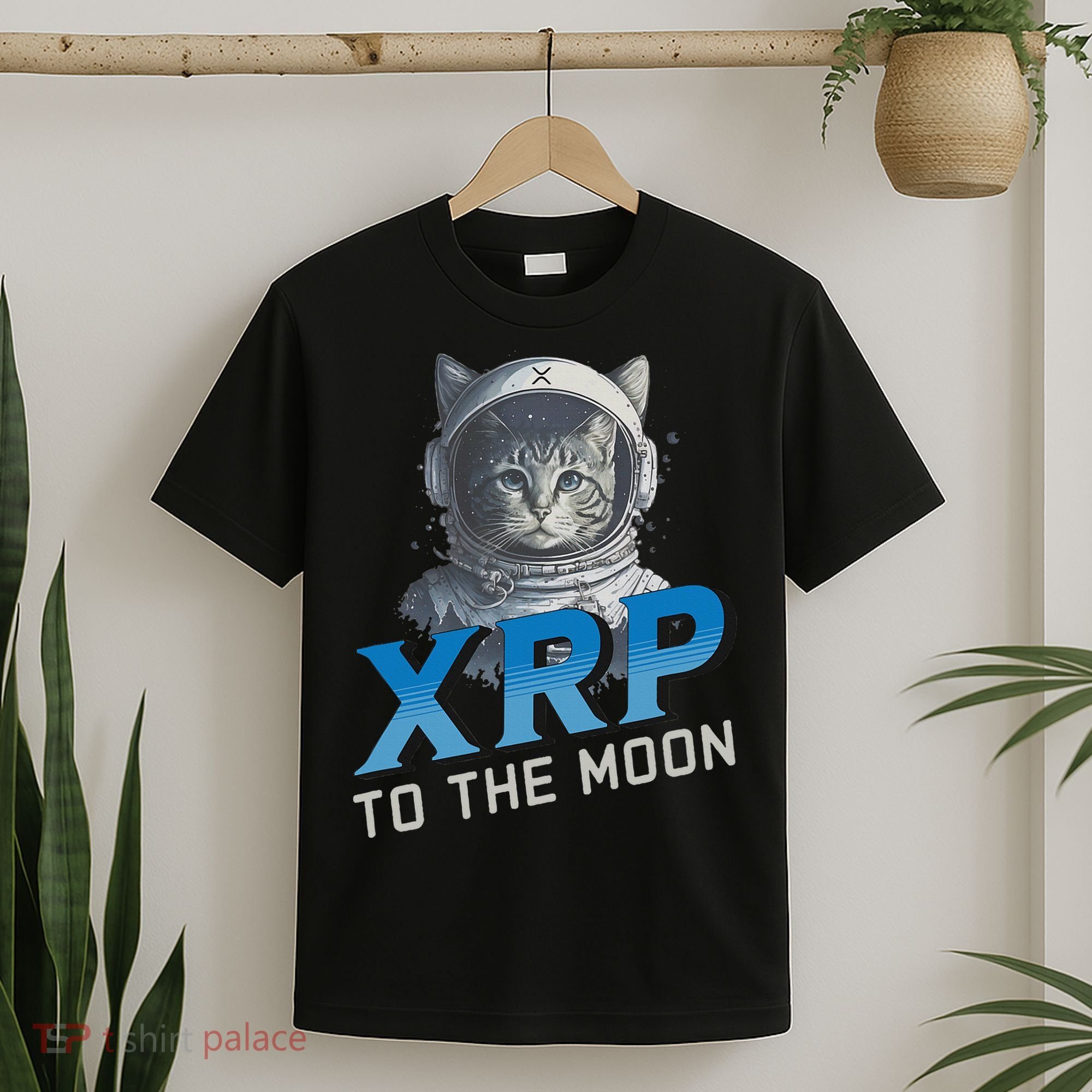 Xrp To The Moon Crypto Merchandise T-Shirt