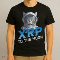 Xrp To The Moon Crypto Merchandise T-Shirt thumb 3