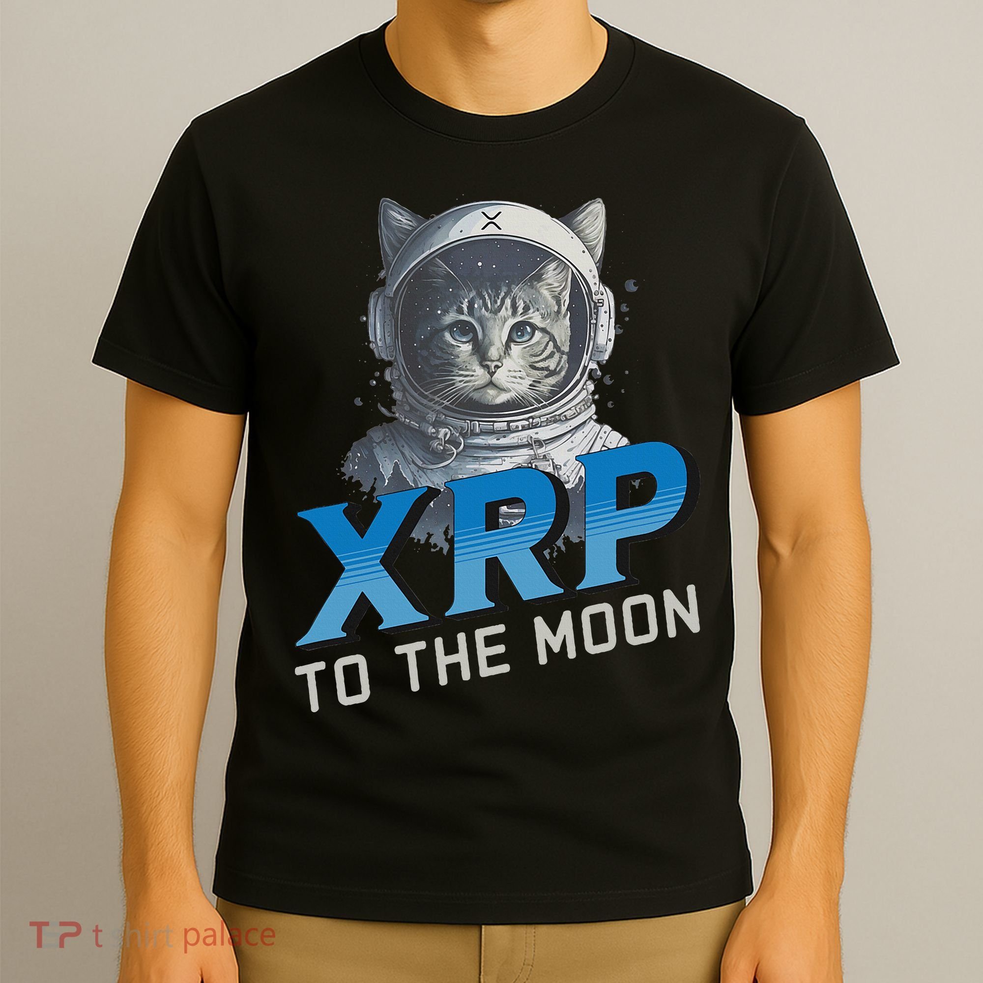 Xrp To The Moon Crypto Merchandise T-Shirt