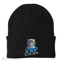 Xrp To The Moon Crypto Merchandise Beanie thumb 0