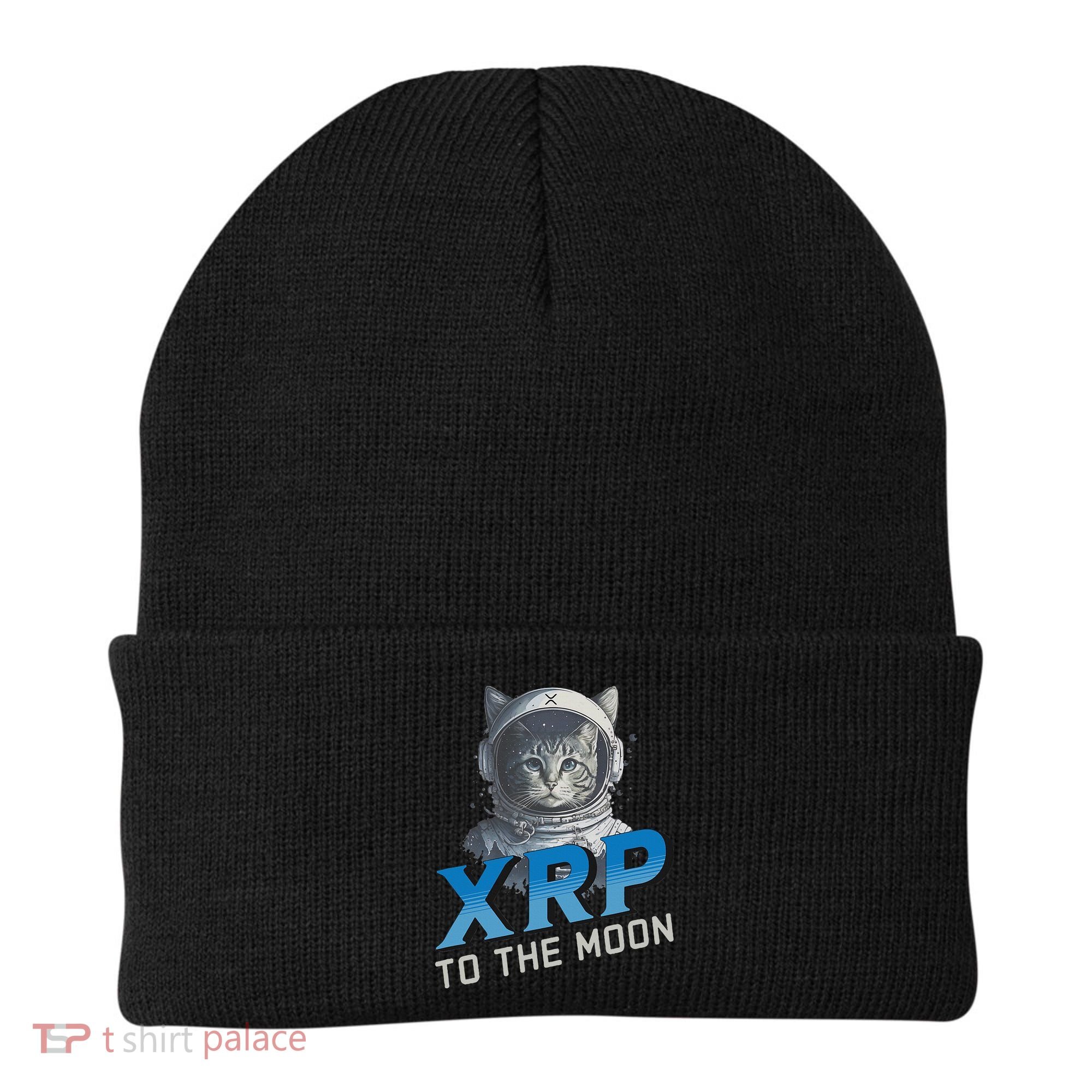 Xrp To The Moon Crypto Merchandise Beanie