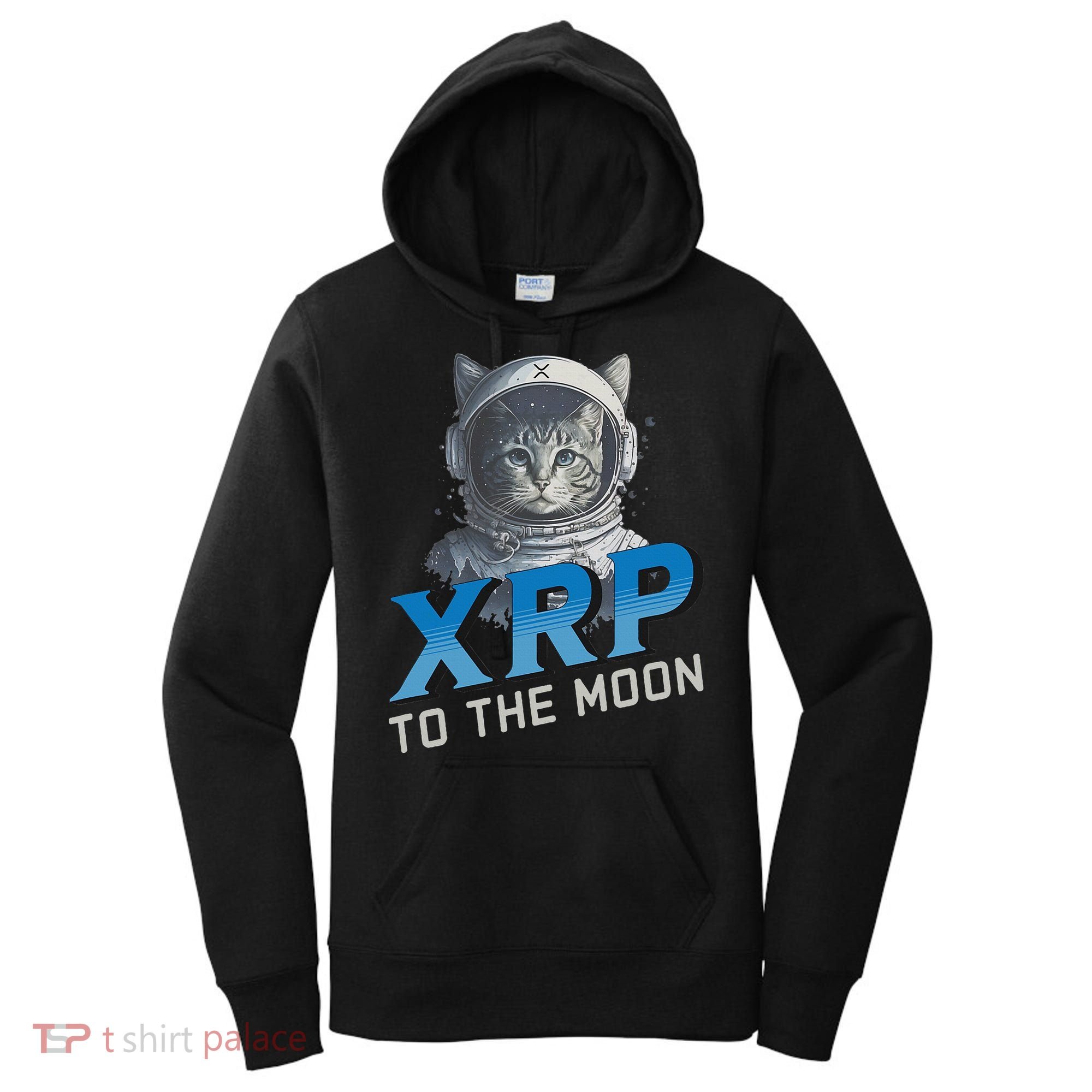 Xrp To The Moon Crypto Merchandise Women's Hoodie
