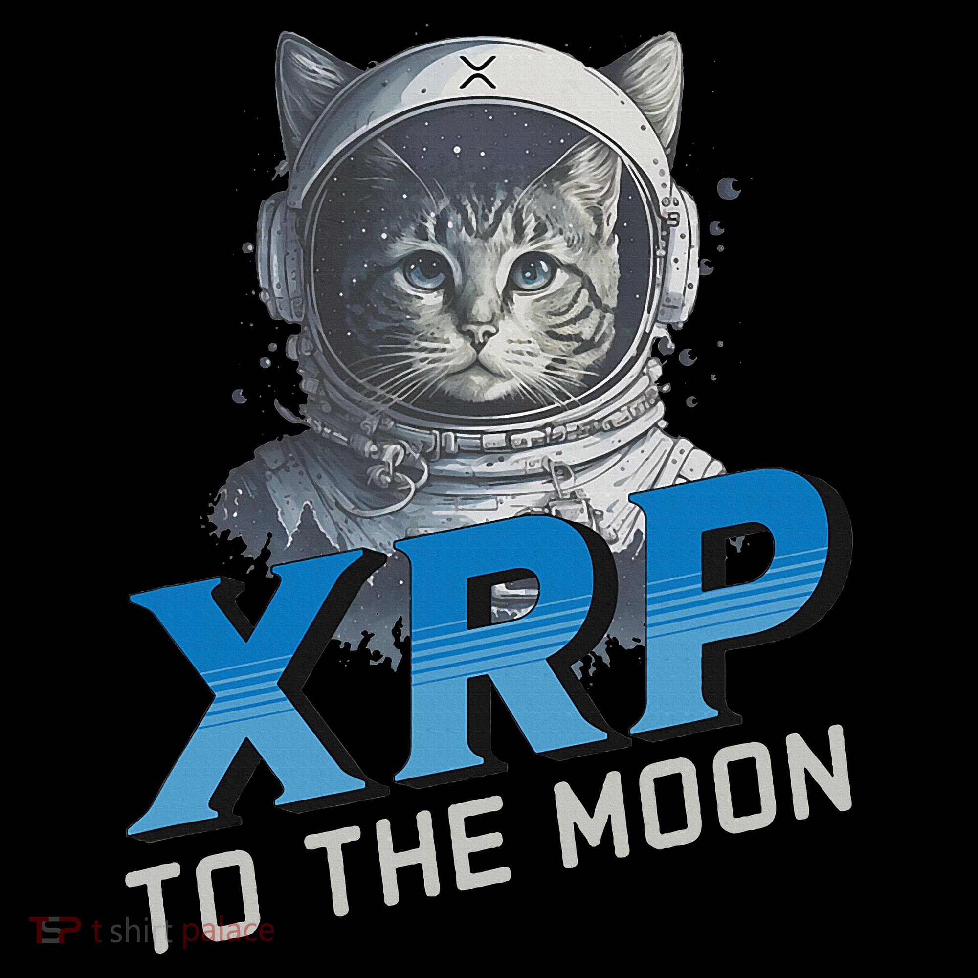 Xrp To The Moon Crypto Merchandise Women's Hoodie