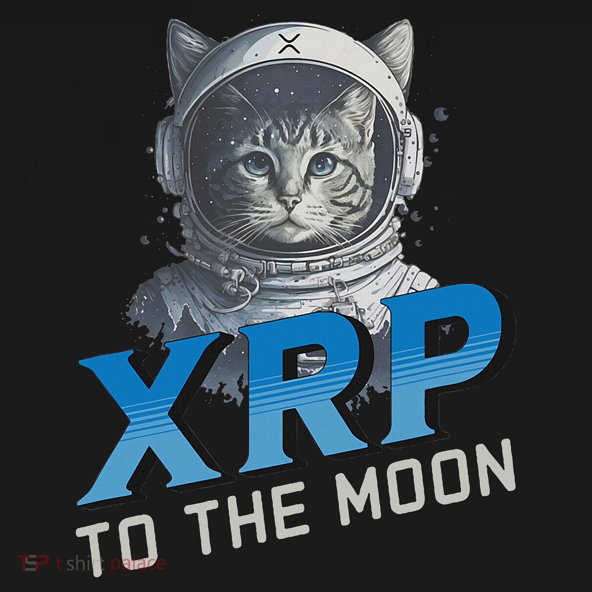 Xrp To The Moon Crypto Merchandise Mousepad