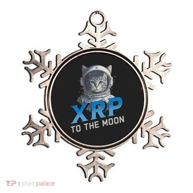 Xrp To The Moon Crypto Merchandise Ornament