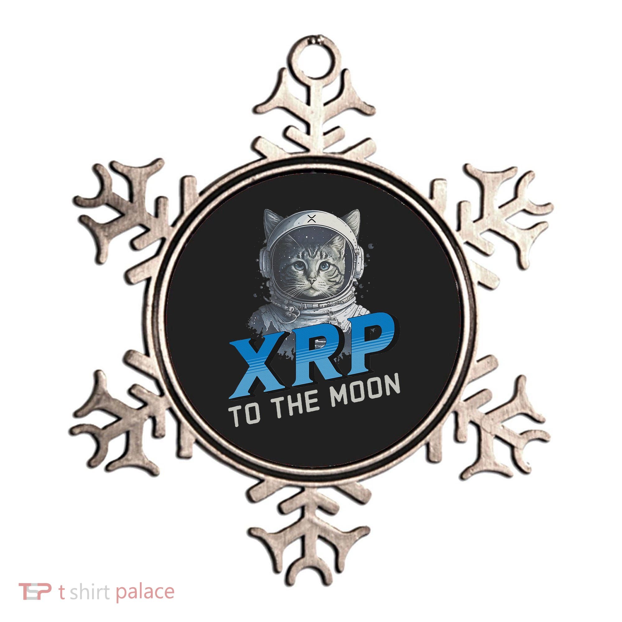Xrp To The Moon Crypto Merchandise Ornament