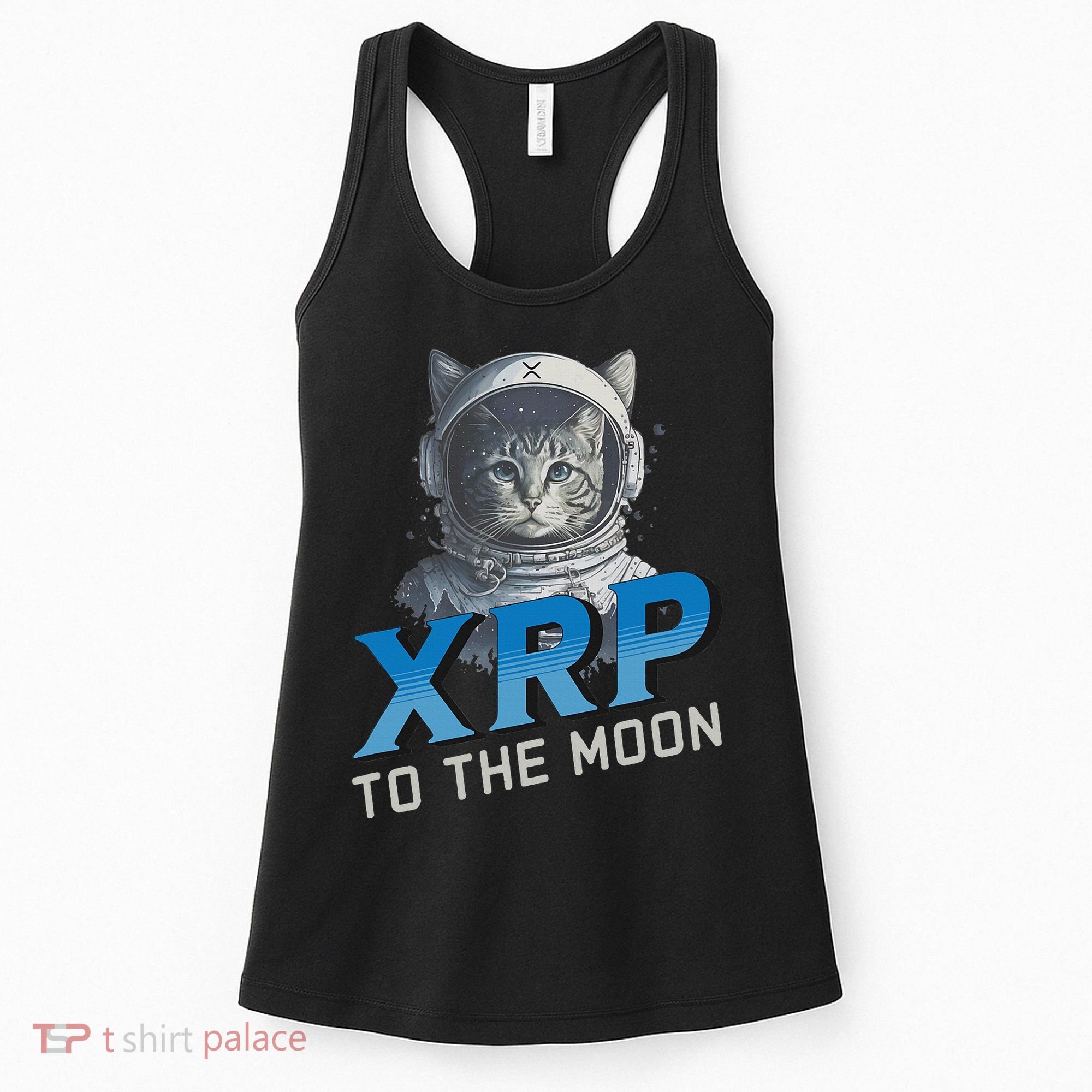 Xrp To The Moon Crypto Merchandise Women's Tank Top