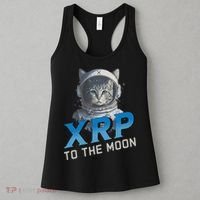 Xrp To The Moon Crypto Merchandise Women's Tank Top thumb 3
