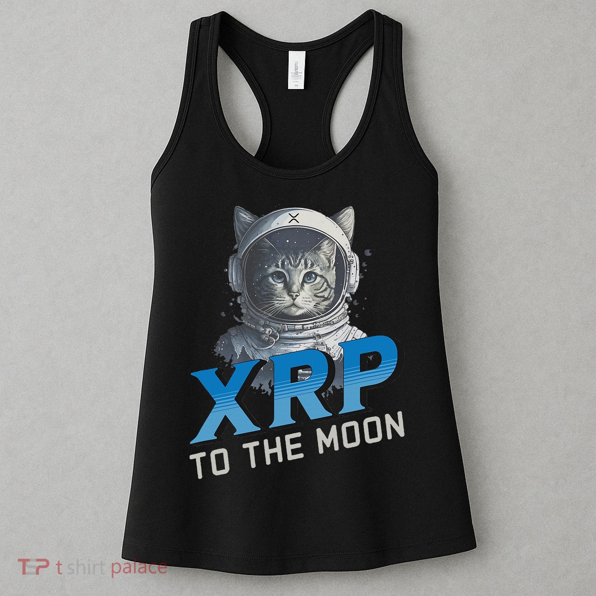 Xrp To The Moon Crypto Merchandise Women's Tank Top