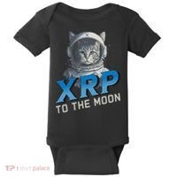 Xrp To The Moon Crypto Merchandise Baby Bodysuit thumb 0