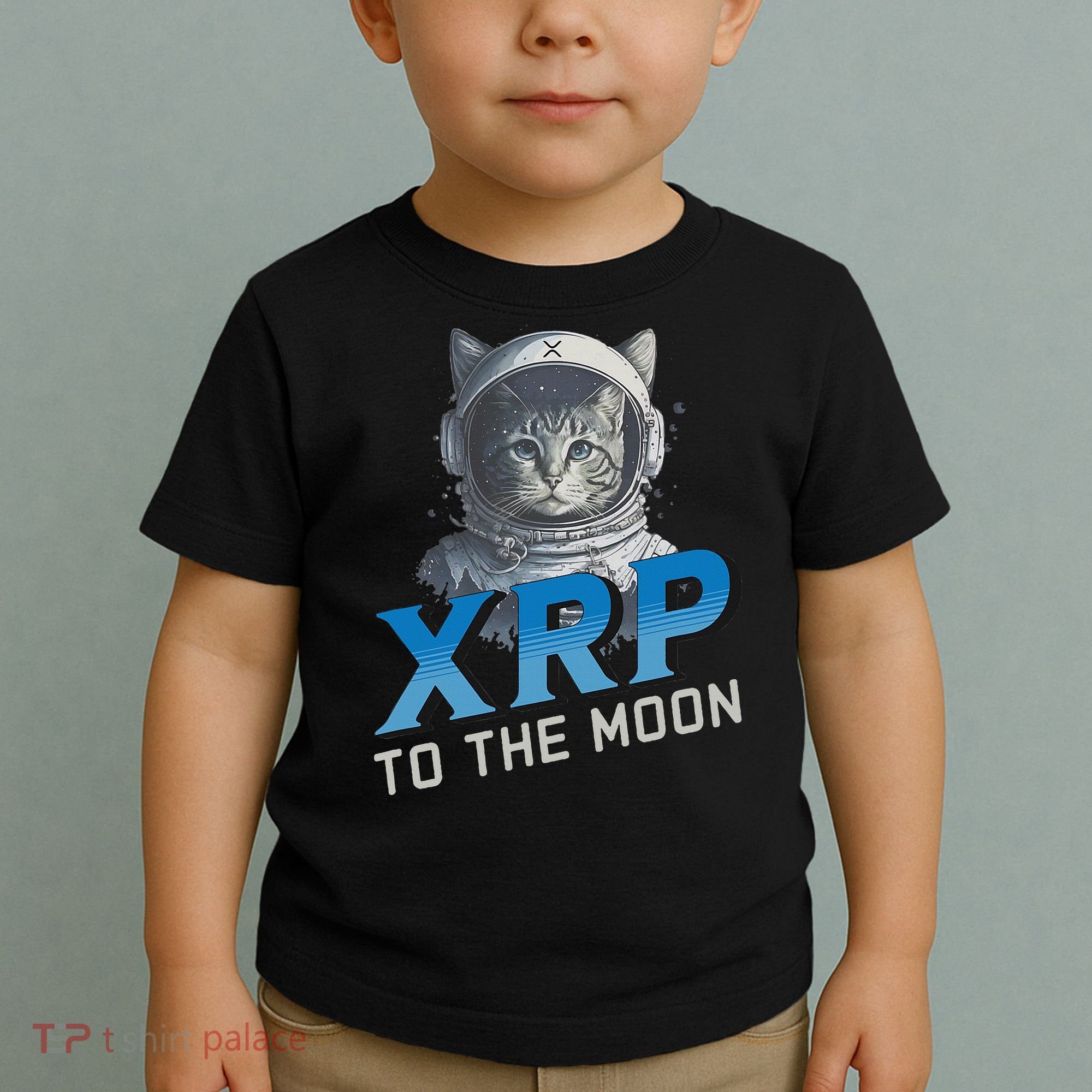 Xrp To The Moon Crypto Merchandise Toddler T-Shirt