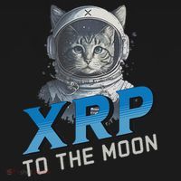 Xrp To The Moon Crypto Merchandise Visor thumb 3