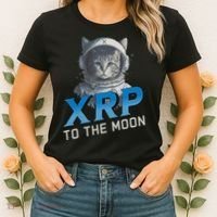 Xrp To The Moon Crypto Merchandise Women's T-Shirt thumb 2