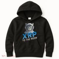 Xrp To The Moon Crypto Merchandise Kids Hoodie thumb 0