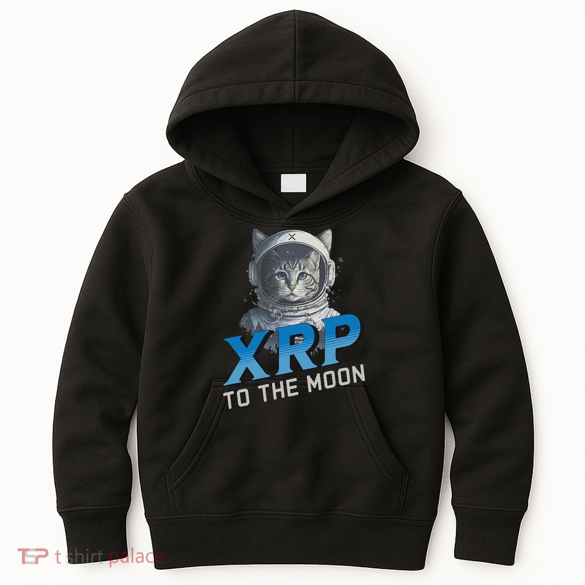 Xrp To The Moon Crypto Merchandise Kids Hoodie