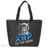 Xrp To The Moon Crypto Merchandise Tote Bag thumb 0