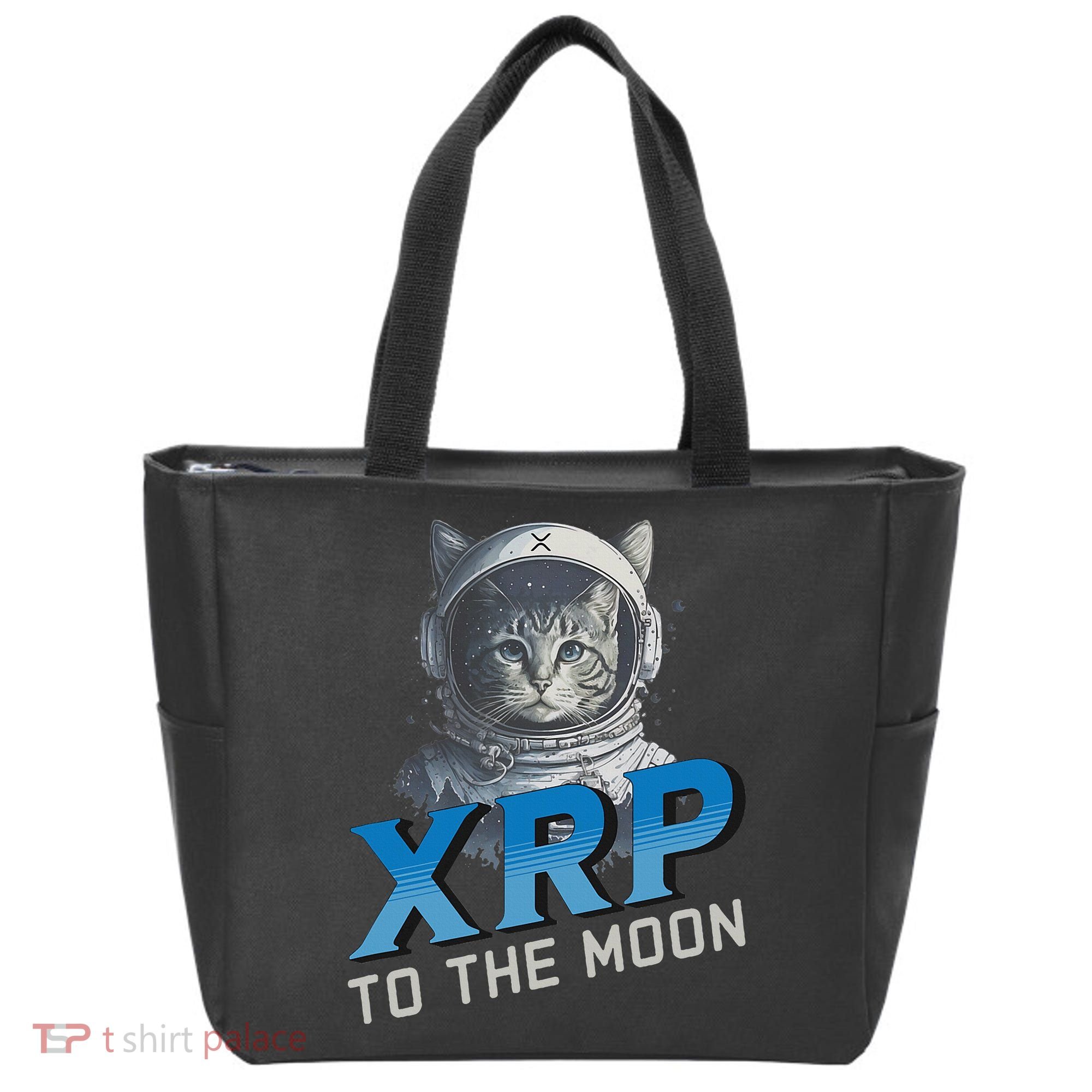 Xrp To The Moon Crypto Merchandise Tote Bag