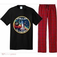 Xlm To The Moon Crypto Space Grunge Cryptocurrency Great Gift Pajama Set thumb 0
