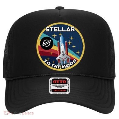 Xlm To The Moon Crypto Space Grunge Cryptocurrency Great Gift Hat